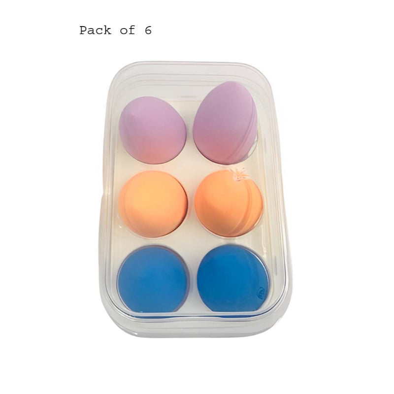 Mini Pack of 6 Beauty Blenders – Compact Sponges for a Smooth, Flawless Glow