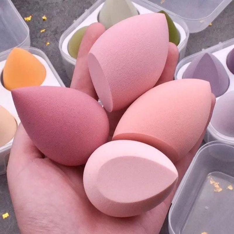 Mini Pack of 6 Beauty Blenders – Compact Sponges for a Smooth, Flawless Glow