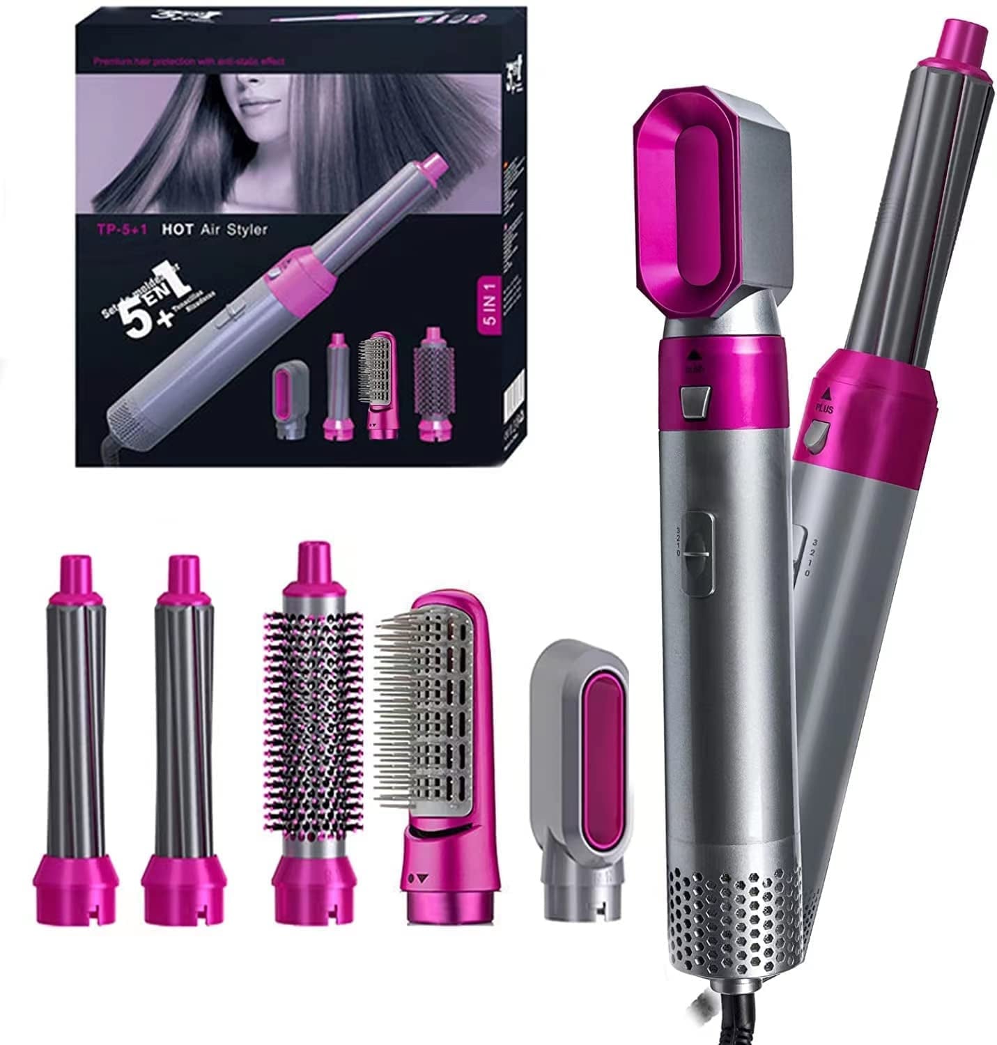 The Viral 5-in-1 Hair Dryer Brush for Women | Dry, Straighten, Curl & Add Volume in Minutes