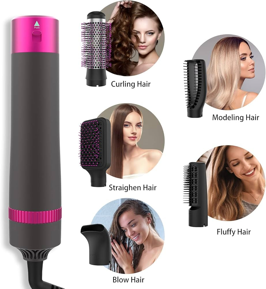 The Viral 5-in-1 Hair Dryer Brush for Women | Dry, Straighten, Curl & Add Volume in Minutes