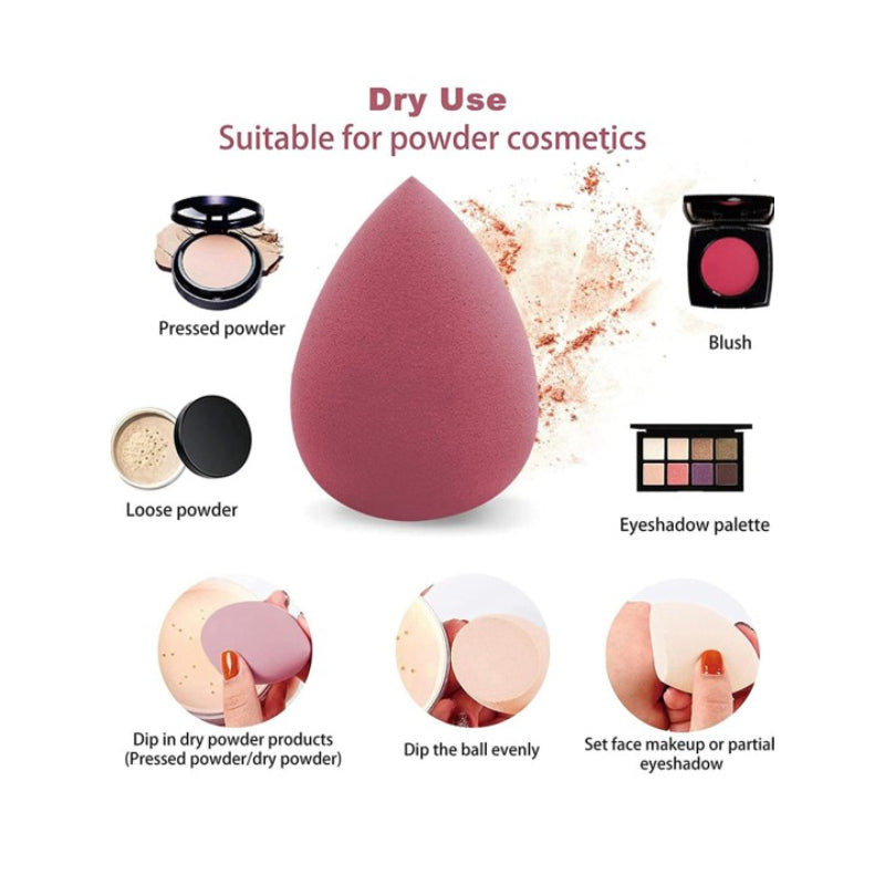 Mini Pack of 6 Beauty Blenders – Compact Sponges for a Smooth, Flawless Glow